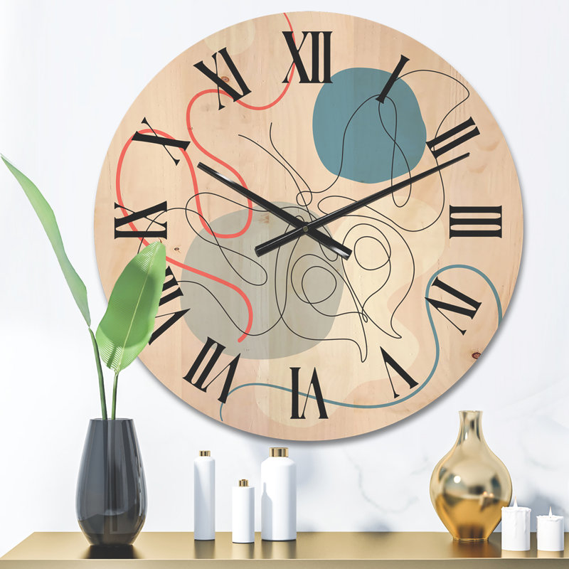 Horloge murale papillon, Moyenne