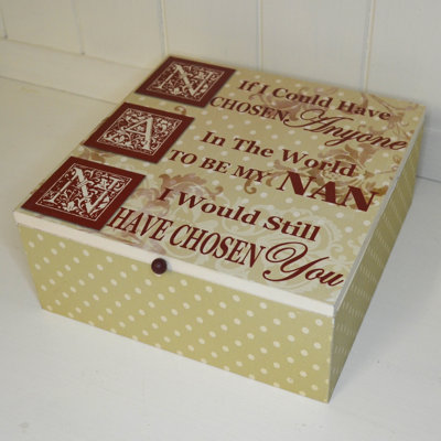 Tishie Handmade Wooden Memory Box
