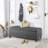 Jahmere Polyester Upholstered Storage Bench-1362456282