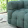 Armir 38" Wide Tufted Polyester Swivel Chair with Square Arm