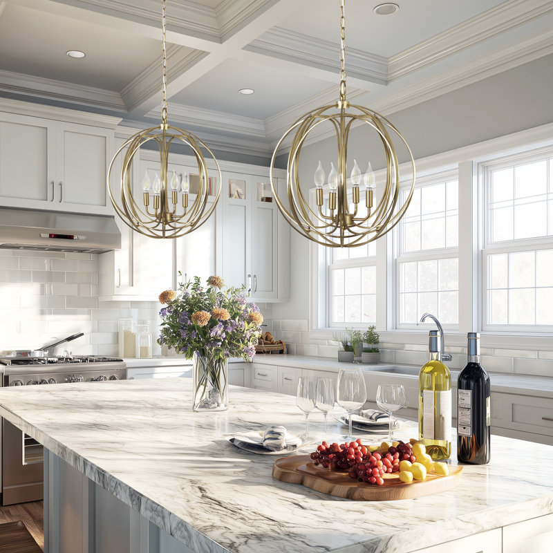 Pasquale 4 - Light Globe Chandelier