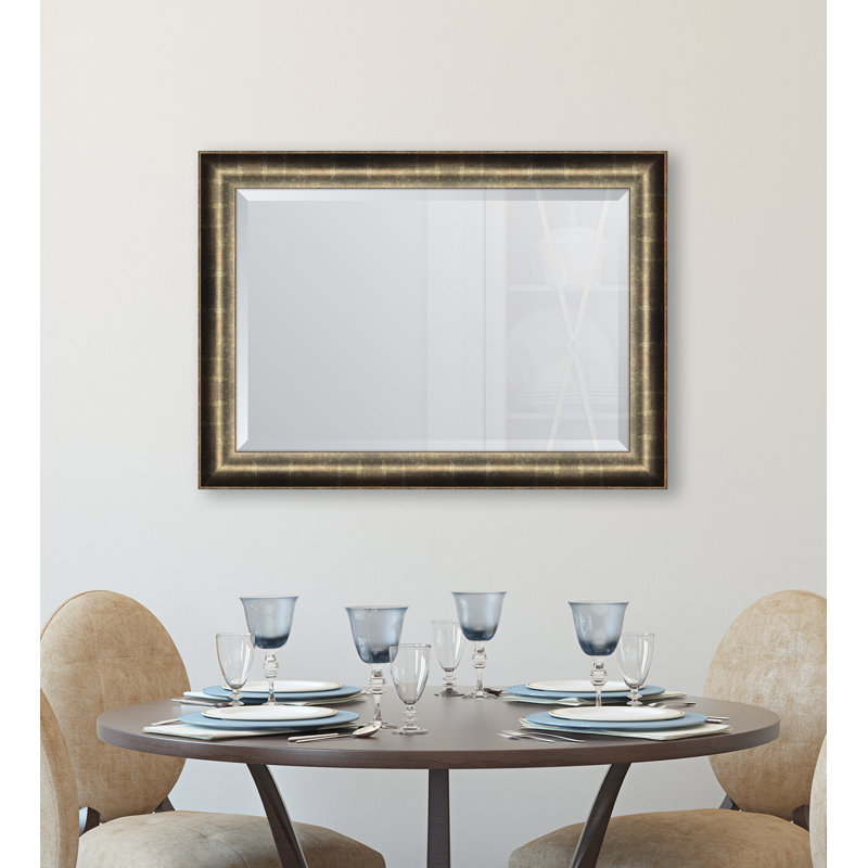 Miroir mural oxido, H 43 po x l 31 po, Argent