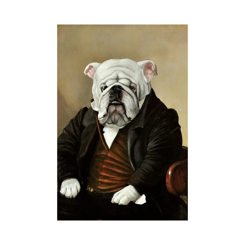 Grover by Melinda Copper - Wrapped Canvas Painting, 20.32 cm H x 30.48 cm W