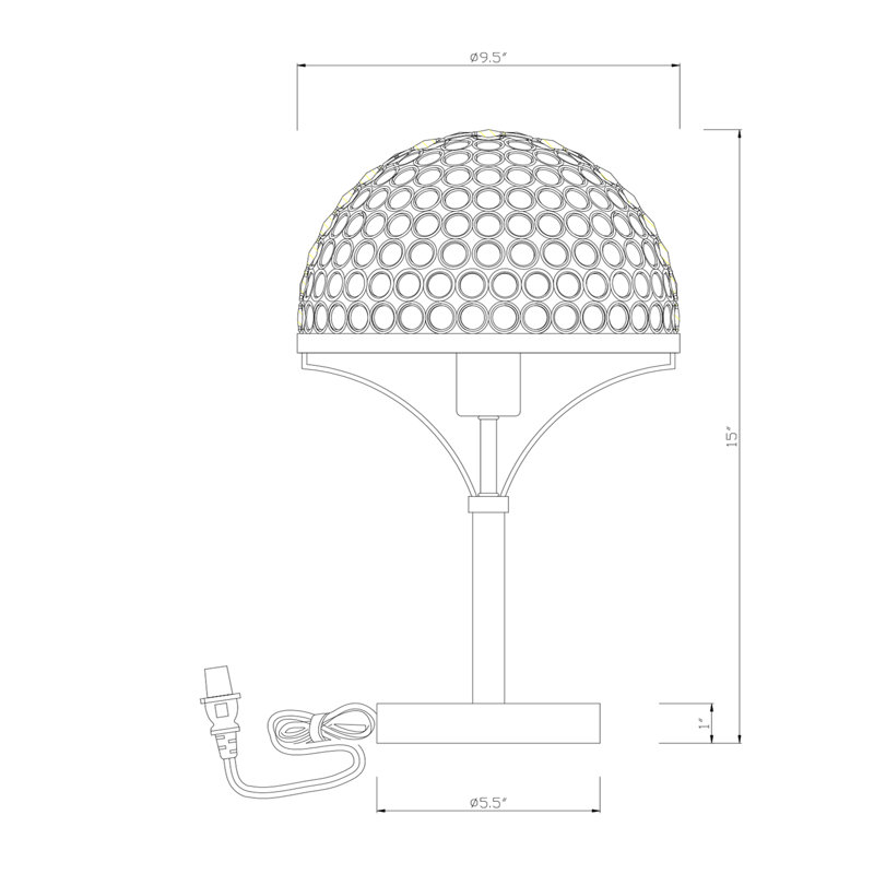 Metal Table Lamp