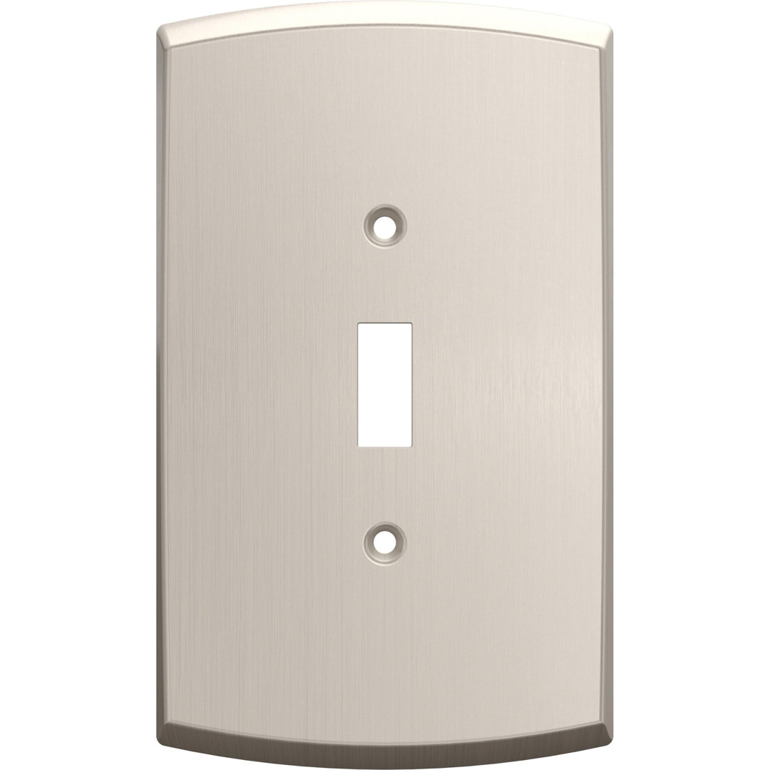 Franklin Brass Soft Arch 1-Gang Oversized Light Switch/Toggle Cover Wall Plate (Set of 3) Franklin Brass