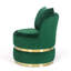 Fauteuil demi-tonneau en polyester 23,03 po-1372244451