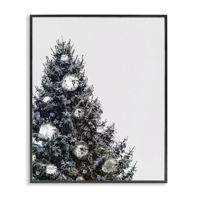 Ornements disco sur arbre, estampe numérique par Victoria Barnes