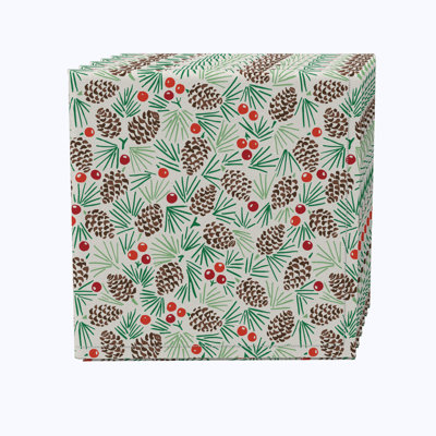 Dalexia Cotton Twill Floral Square Napkin