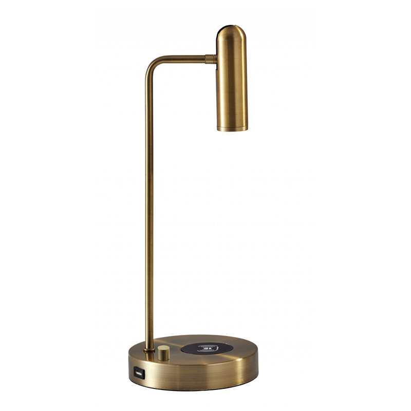 Lampe de bureau 16,5 po Kadro, Laiton