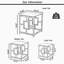 Ensemble de tables gigognes 4 pieds Adoma