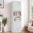 74.7'' H X 22'' W Tall Bookcase with Doors and Adjustable Shelves, 6-shelf Storage Bookshelf for Home Office and Living Room-1359993535