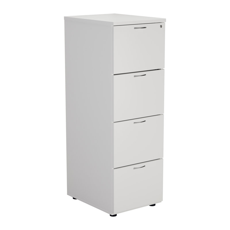 Buariki 46.4cm Wide 4 -Drawer File Cabinet, White