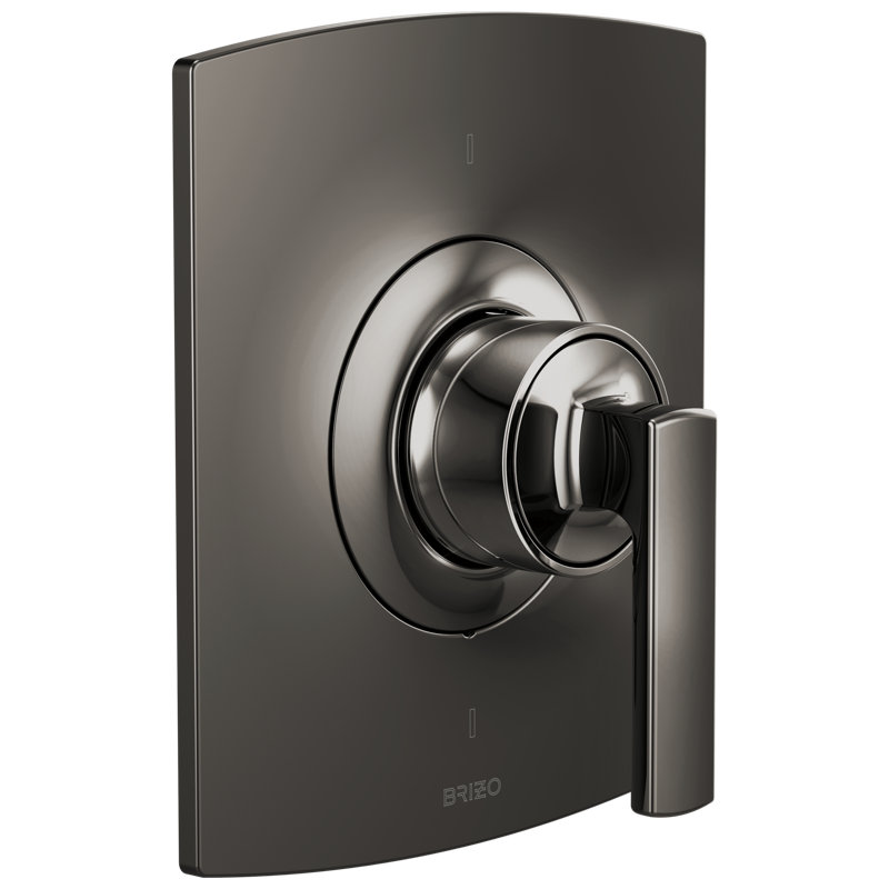Kintsu® Sensori® Thermostatic Valve Trim, Lever, Brilliance Black Onyx