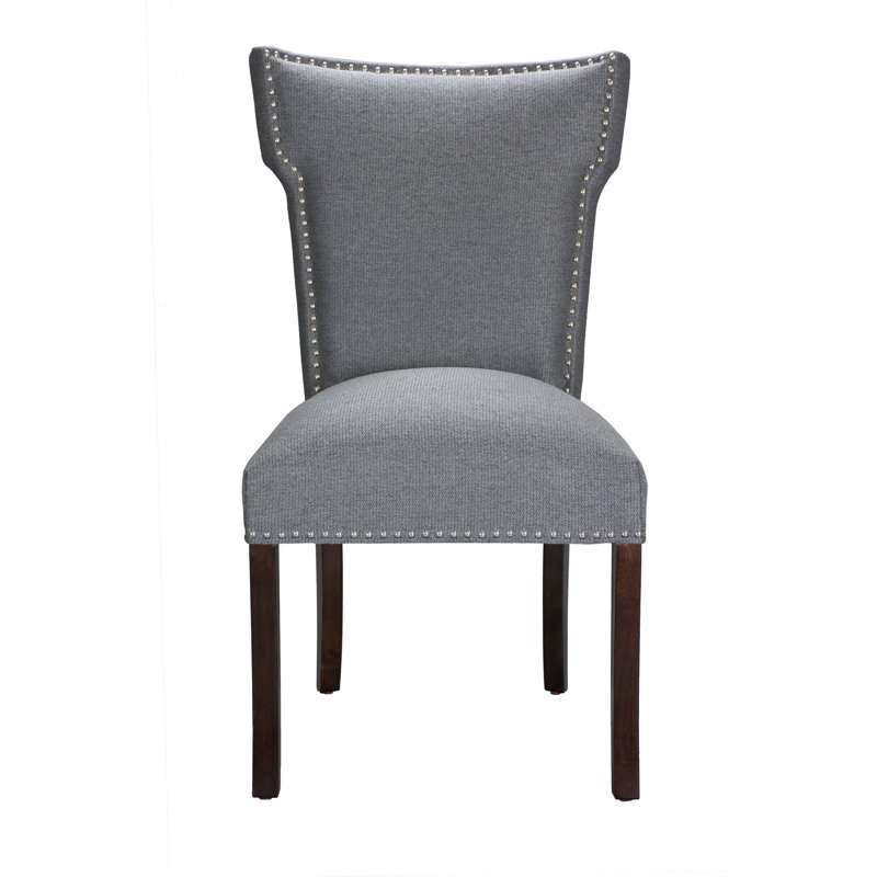 Chaise d'appoint rembourrée Chemise, Brun, Granite