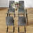 Glass Dining Table With Black Metal Legs, Tempered Top, Fits 4-6 People, Easy To Maintain And Assemble, For Various Rooms Modern Stable Construction 4-6, Assemble Clean, Different-301346552-274350823