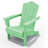 HDPE Foldable Steel Adirondack Chair-2031217976