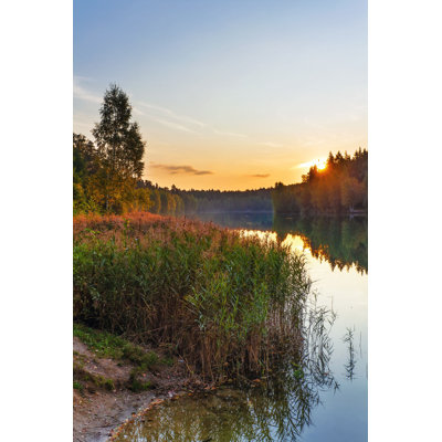 " Sunset Near The Lake "