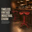 Ensemble de 2 tabourets de bar industriels rustiques-182653805-182653807