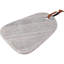 Natural Marble Serving Board With Leather Strap-132780249