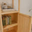 Armoire multi-scène de 41 pouces avec une tablette et 2 tablettes ouvertes, peu encombrante, idéale pour la salle de lavage
