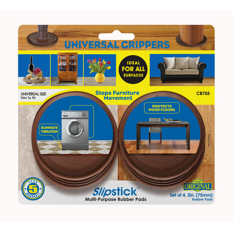 Universal Non-Slip Rubber Floor Surface Protector Pad