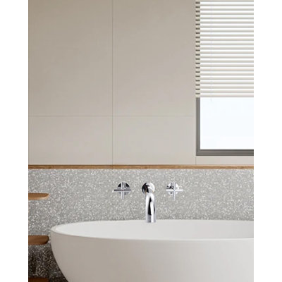 2-Handle Wall Mounted Cross Handle Antique Bathtub Roman Tub Faucet