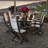 POLYWOOD Coastal Folding Arm Chair 7-Piece Dining Set-9706417