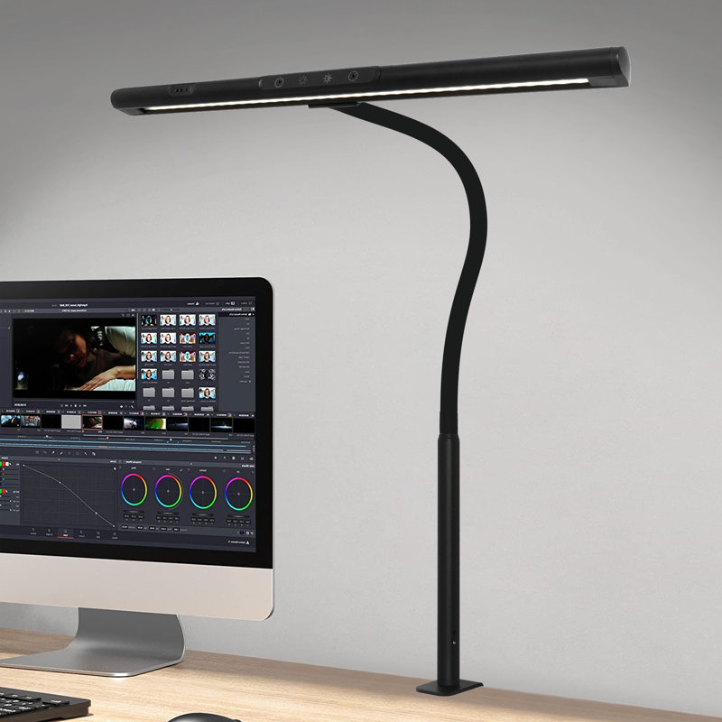 Lampe de bureau en métal Jashan