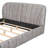 Queen Size Upholstered Platform Bed With Thick Fabric,Polyester