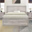 Lit plateforme de style campagnard rétro avec 10 lattes en bois-804437796-804437850