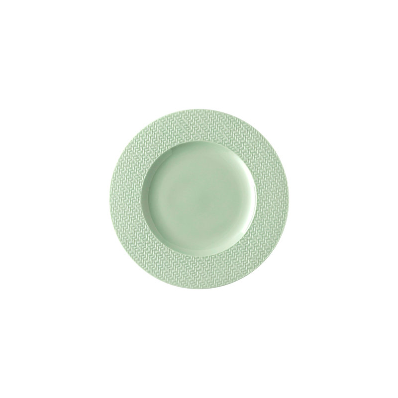 Kumi Porcelain Bread And Butter Plate, Mint