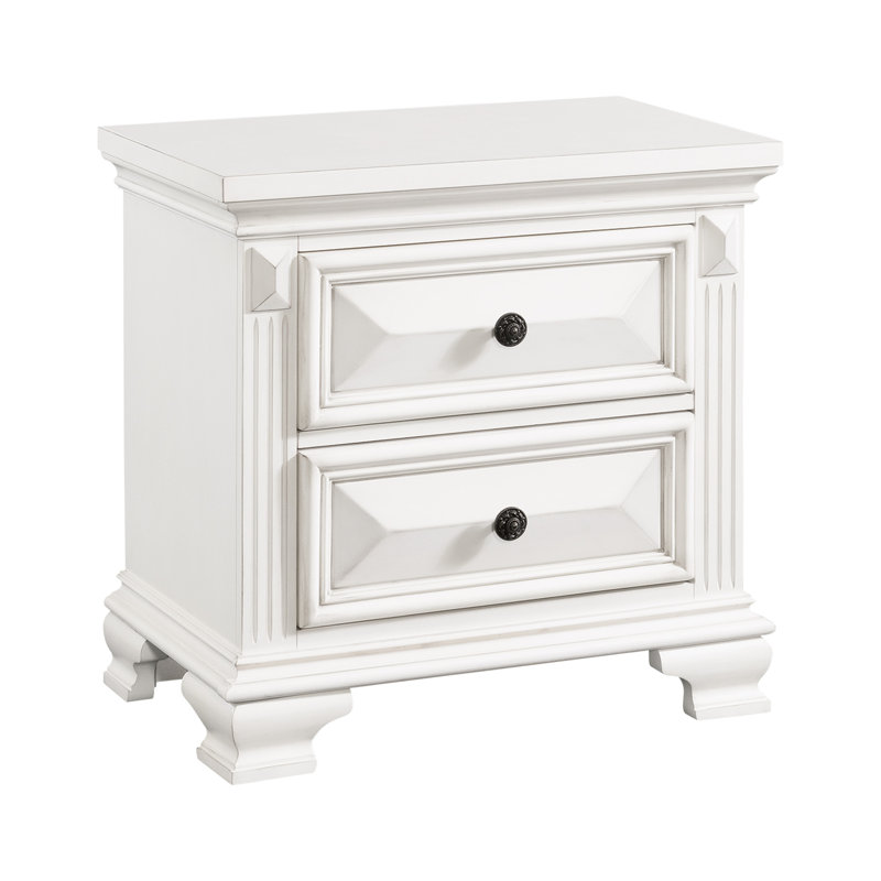 28'' W Nightstand, Antique White