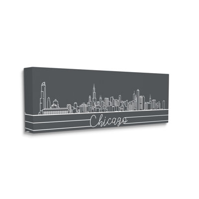 Géométrique, Chicago, Illinois, horizon, architecture rétro