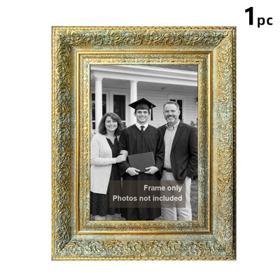 Cadre photo noir traditionnel 3 pièces pour décor de cheminée 11 po x 14 po