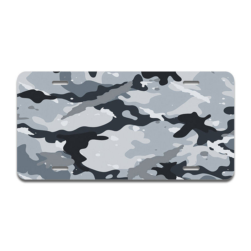 Cadre en aluminium gris camouflage
