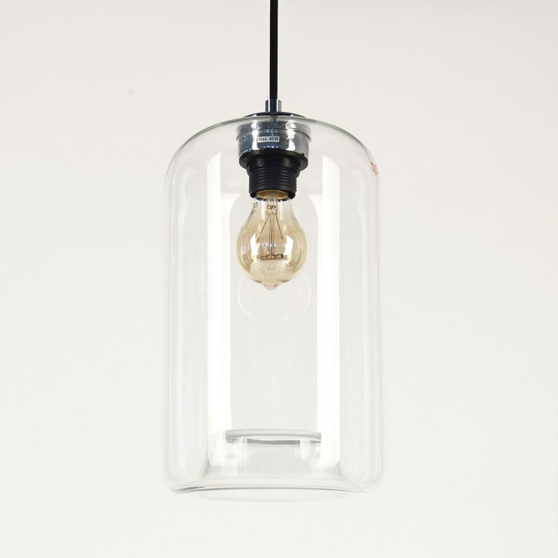 Cruet 3 Light Glass Pendant, Amber