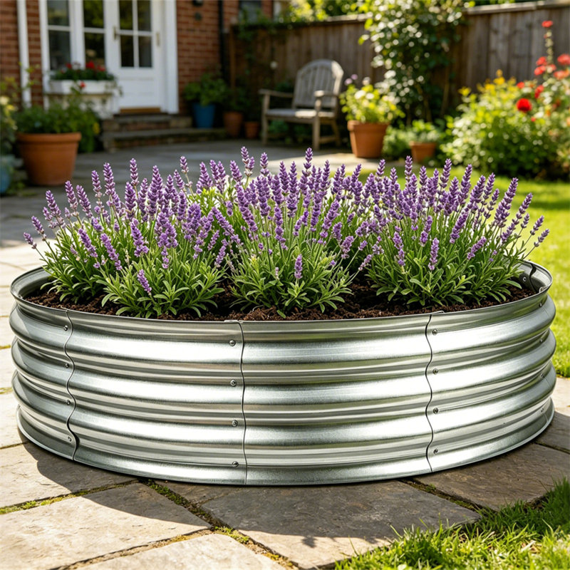 4FT Galvanized Raised Garden Bed