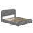 Teddy Fleece Upholstered Platform Bed with Hydraulic Storage System-101489733-101489736