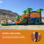 Toboggan aquatique avec piscine Splash JumpOrange Cali Palms