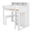 Lit mezzanine simple avec tablettes et garde-robe-1791429200