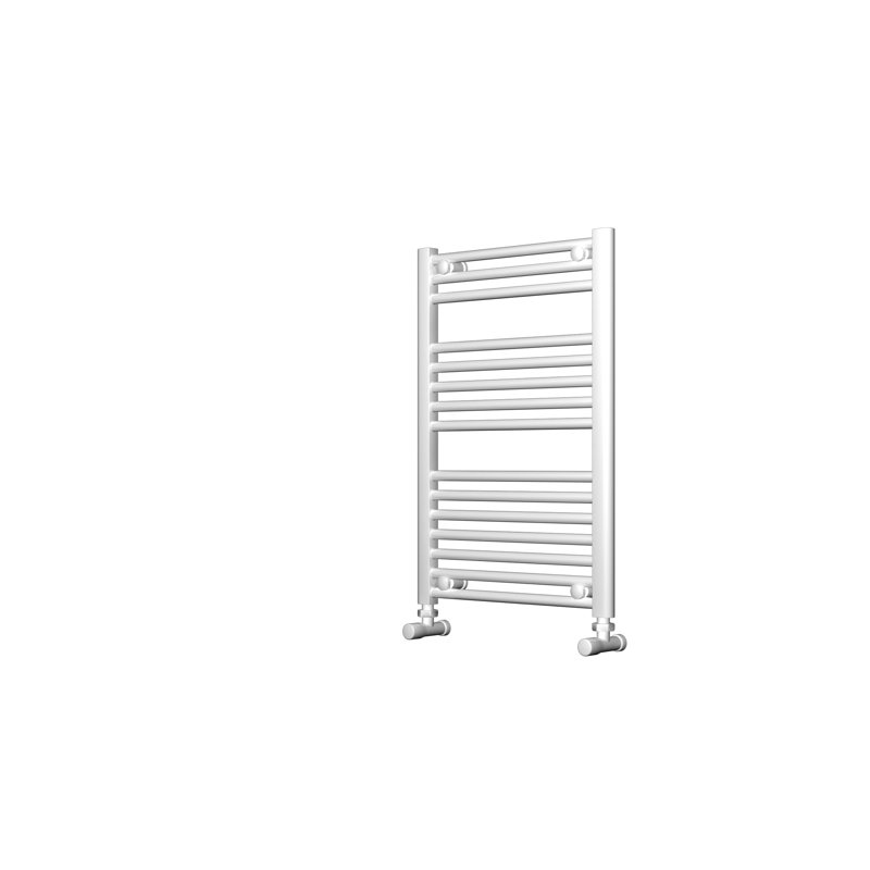 Shavonne Straight Towel Rail Heated Towel Rails, White, 75cm H x 50cm W x 3cm D