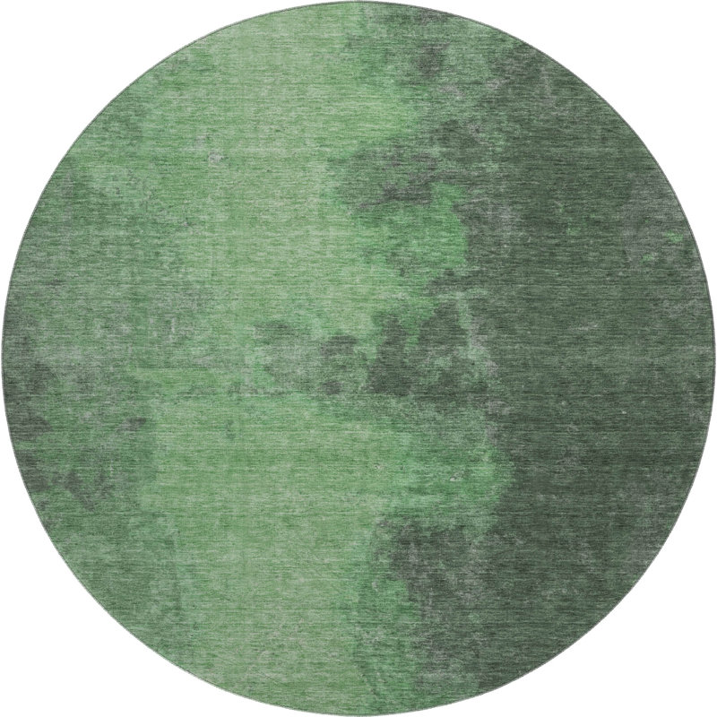 Premium Machine Washable Bucz AMF1742 Modern Rug, Round 8'