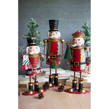 Hi-Line Gift Ltd. Wooden Finish Small Nutcracker Statue