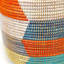 Senegalese Basket: Medium Hamper Random Multi-colored Weaving