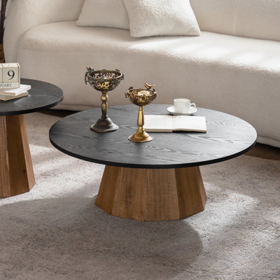 Table basse en bois Morris avec plateau en placage de cèdre Morris