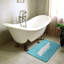 Tapis pour salle de bain en microfibre rectangulaire antidérapant antidérapant-42101567-42101568-122103355