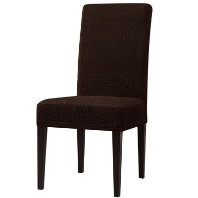 Peawdub Polyester Blend Box Cushion Dining Chair Slipcover