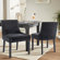 Demarrion Wide Corduroy Upholstered Solid Wood Dining Side Chair