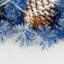 Arbre de Noël artificiel régulier (double) avec aiguilles bleues