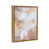 Gold Plastic Floater Framed